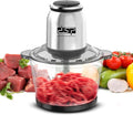 Food Chopper 2L, Electric Meat Grinder with 250W Pure Copper Motor, 2 Speeds, Glass Bowl and Stainless Steel Blades, 28000 RPM for Meat, Vegetables, Onion and Garlic, KM4102 - image 1