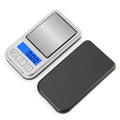 Digital Pocket Scale 200g x 0.01g, Mini Precision Jewelry Scale with LED Display and Protective Cover for Gold, Silver, Diamonds, Coins and Small Items, Black and Silver - image 1