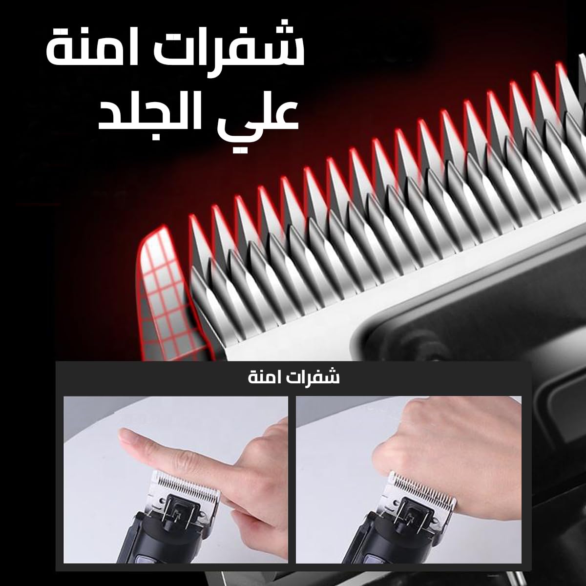 Hair Clipper for Men, Rechargeable Cordless Hair Trimmer with Carbon Steel Blade, Up to 90 Minutes Runtime, Ergonomic Portable Grooming Machine for Hair and Beard, TOP-65 - image 5