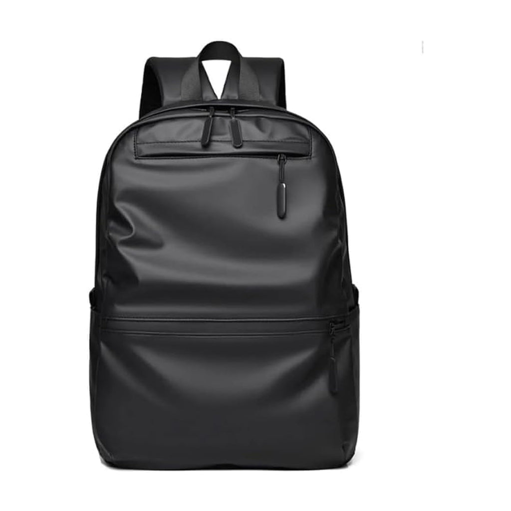 Laptop Backpack 15 L, Multi-Pocket Water-Resistant Travel Bag with USB Charging Port and Trolley Strap, Lightweight for Men, Women and Students (Black) - image 1