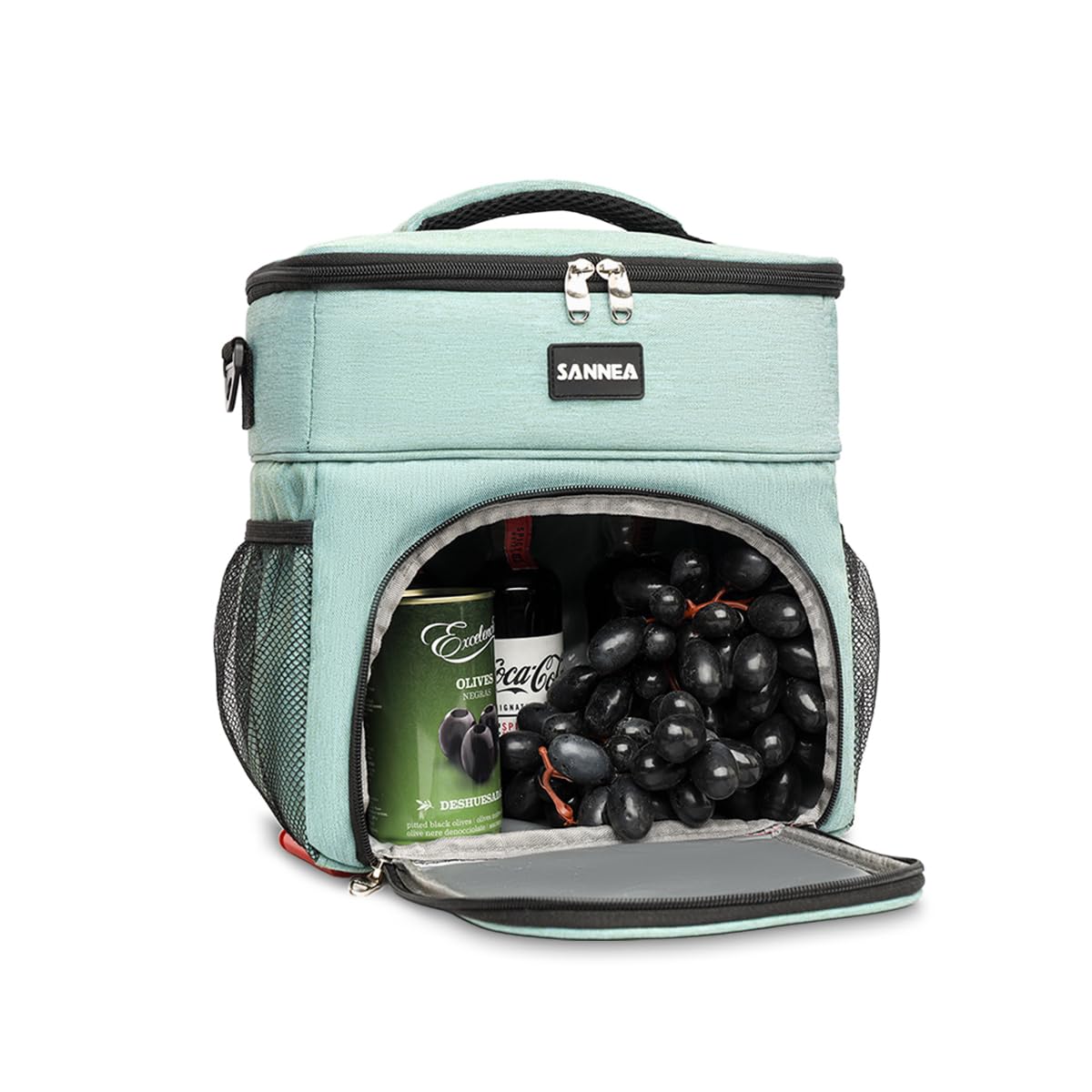 Insulated Lunch Bag 13 L, Thermal Cooler Lunch Tote, Waterproof Leakproof Food Storage Bag for Work, School, Picnic, Travel, BB-527 (Green) - image 1