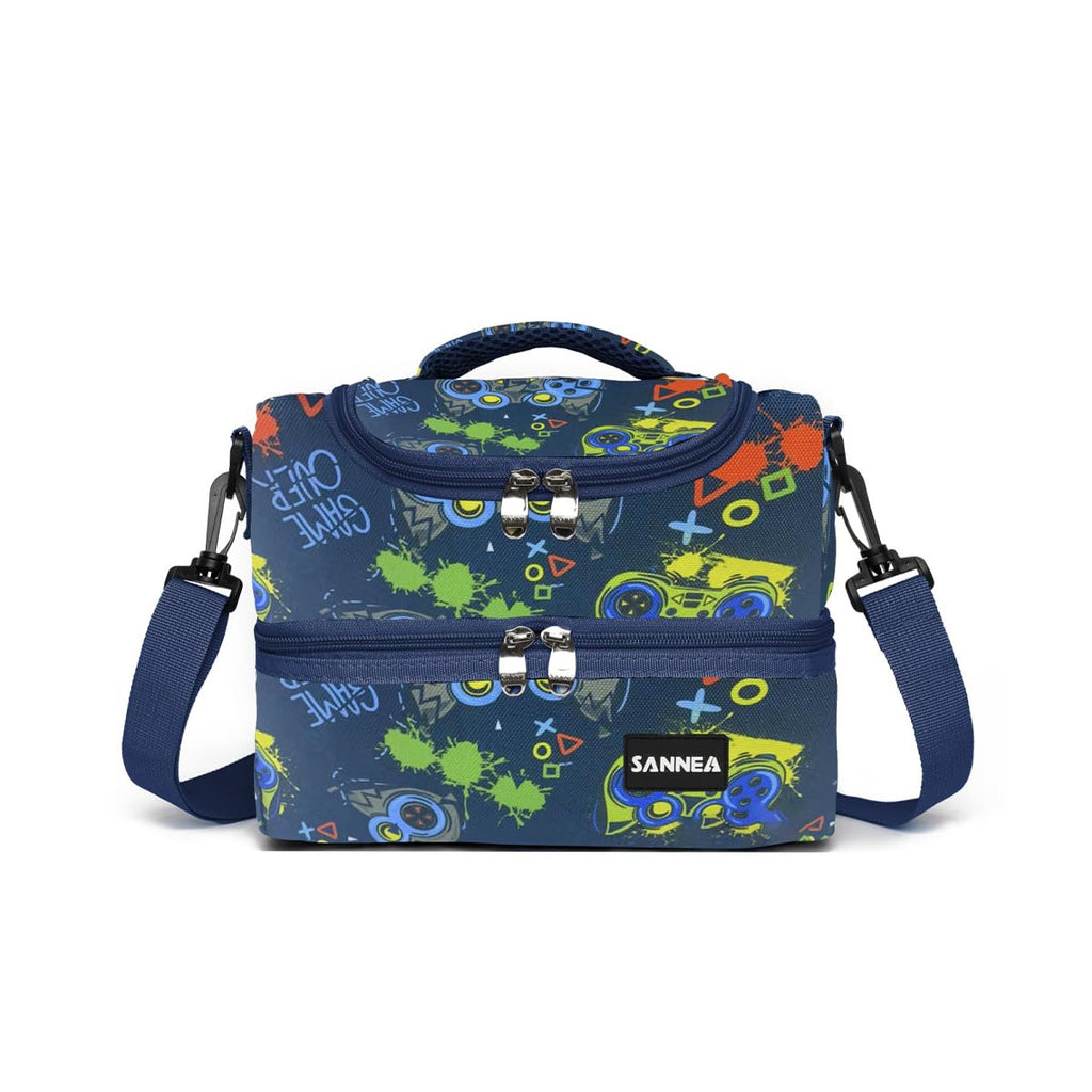 Insulated Lunch Bag 7L, Thermal Cooler Tote with Water-Resistant Design and Leak-Resistant Lining for Meal Prep, Work, School, Picnic and Travel, BB-541 (Navy Blue) - image 1