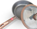 Frying Pan Set with Wok 28cm, Non-Stick Aluminium Cookware, PFOA-Free Easy-Clean Pans for Eggs, Vegetables, Stir-Fry, Sautéing and Everyday Cooking - image 1