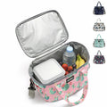 Insulated Lunch Bag 7L, Thermal Food Cooler Tote with Carry Handle for Work, School, Travel and Picnics, Reusable, hanso, BB-547 (Cactus) - image 1