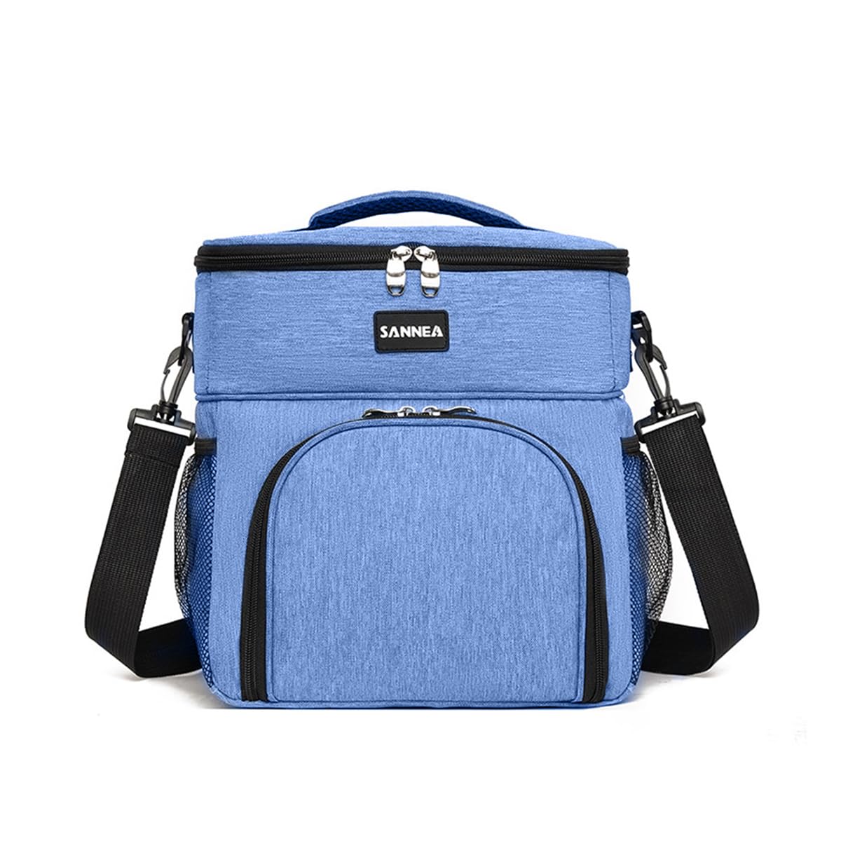 Insulated Lunch Bag 13 L Capacity, Thermal Cooler Lunch Tote, Leakproof Waterproof Food Storage Carrier for Work, School, Travel, Picnic, BB-527 (Blue) - image 1