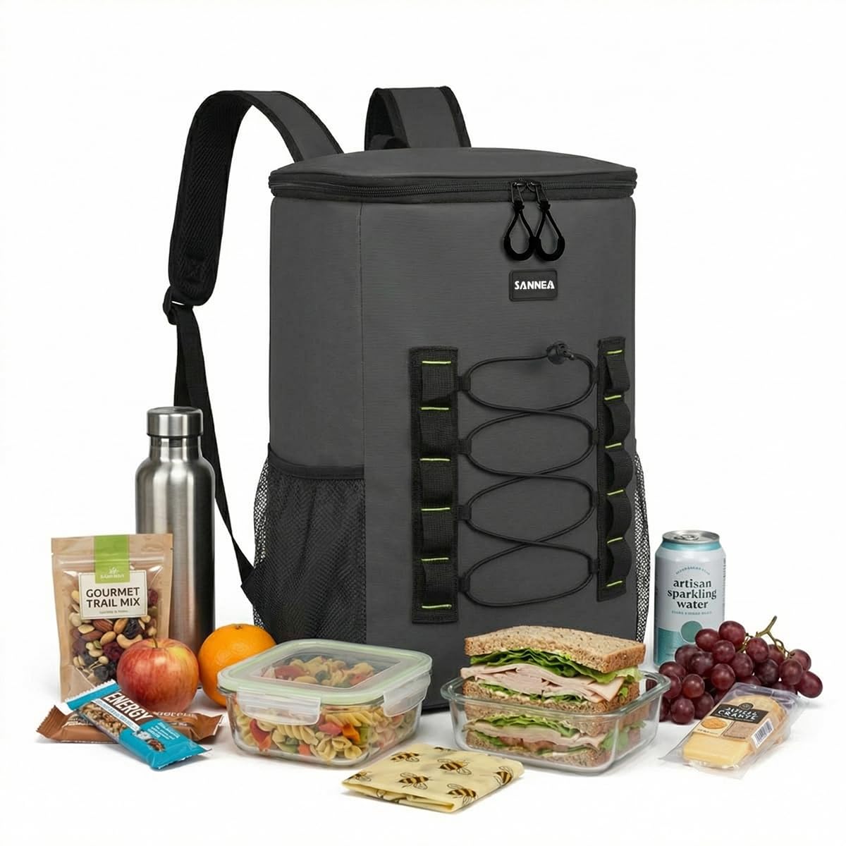 Insulated Lunch Bag 22L Thermal Lunch Box Cooler Tote, Waterproof Leakproof Large Food Storage Bag for Work School Picnic Travel, BB-567 - image 1