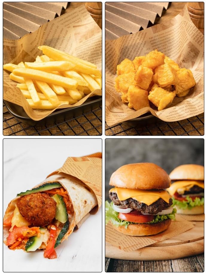 Baking Paper Air fryer paper Greaseproof Paper, Non Stick for Baking, Grilling, Roasting & Sandwich Paper, Environmentally Friendly Baking Paper, Microwave Safe, 5M x 30CM - image 4