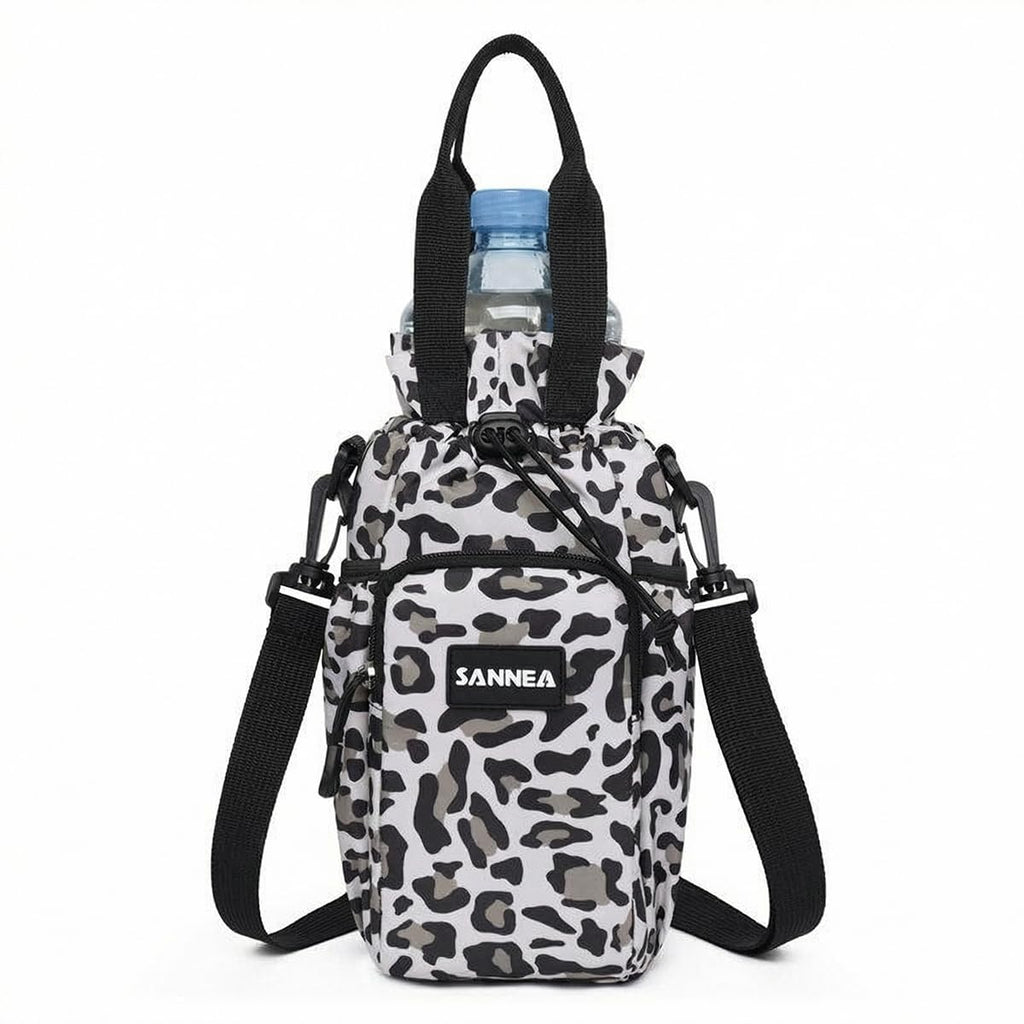 Insulated Lunch Bag 1.5L, Compact Thermal Food Tote for Work, School, University, Travel and Picnics, Easy-Clean Interior, BB-532 (Leopard White) - image 1