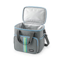Lunch Bag 15 L, Insulated Thermal Cooler Tote, Waterproof Leakproof Food Storage for Hot and Cold Meals, Work, School, Picnic and Travel, BB-529 (Grey) - image 1