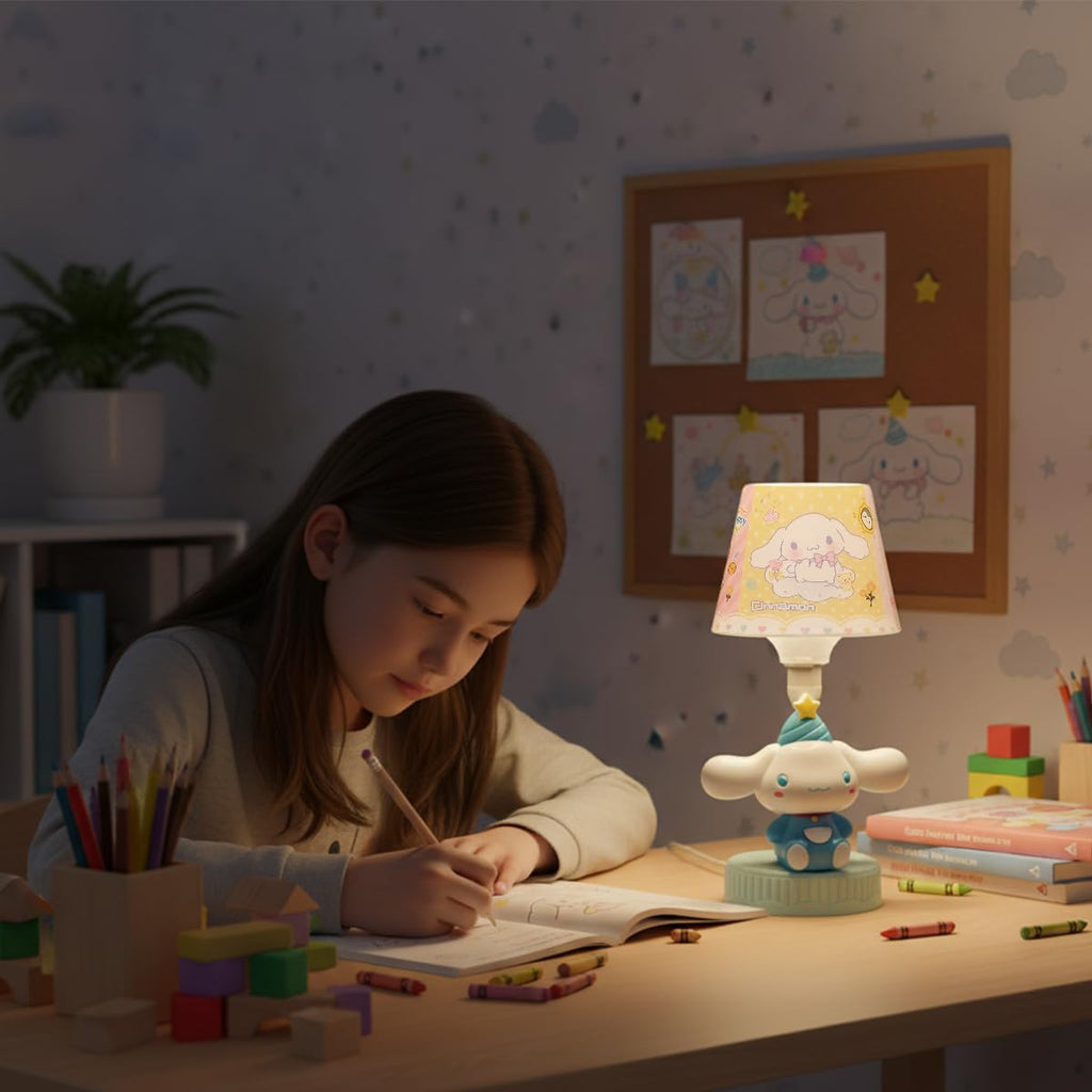 LED Desk Lamp for Study, Multi-Angle Adjustable Foldable Reading Light with Power Switch, Soft Table Lighting for Bedroom, Home and Office, Blue - image 6