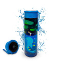 Water Bottle 500ml Stainless Steel Vacuum Insulated with Temperature Display, Double-Wall Leak-Proof Lid Carry Handle for Travel Sports Office School, Blue - image 1