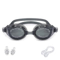 Swimming Goggles with Hypoallergenic Silicone, Shatter-Resistant Lenses and Adjustable Strap, One-Size Swim Glasses for Pool, Beach, Training and Recreational Swimming, SB-380, Black - image 1