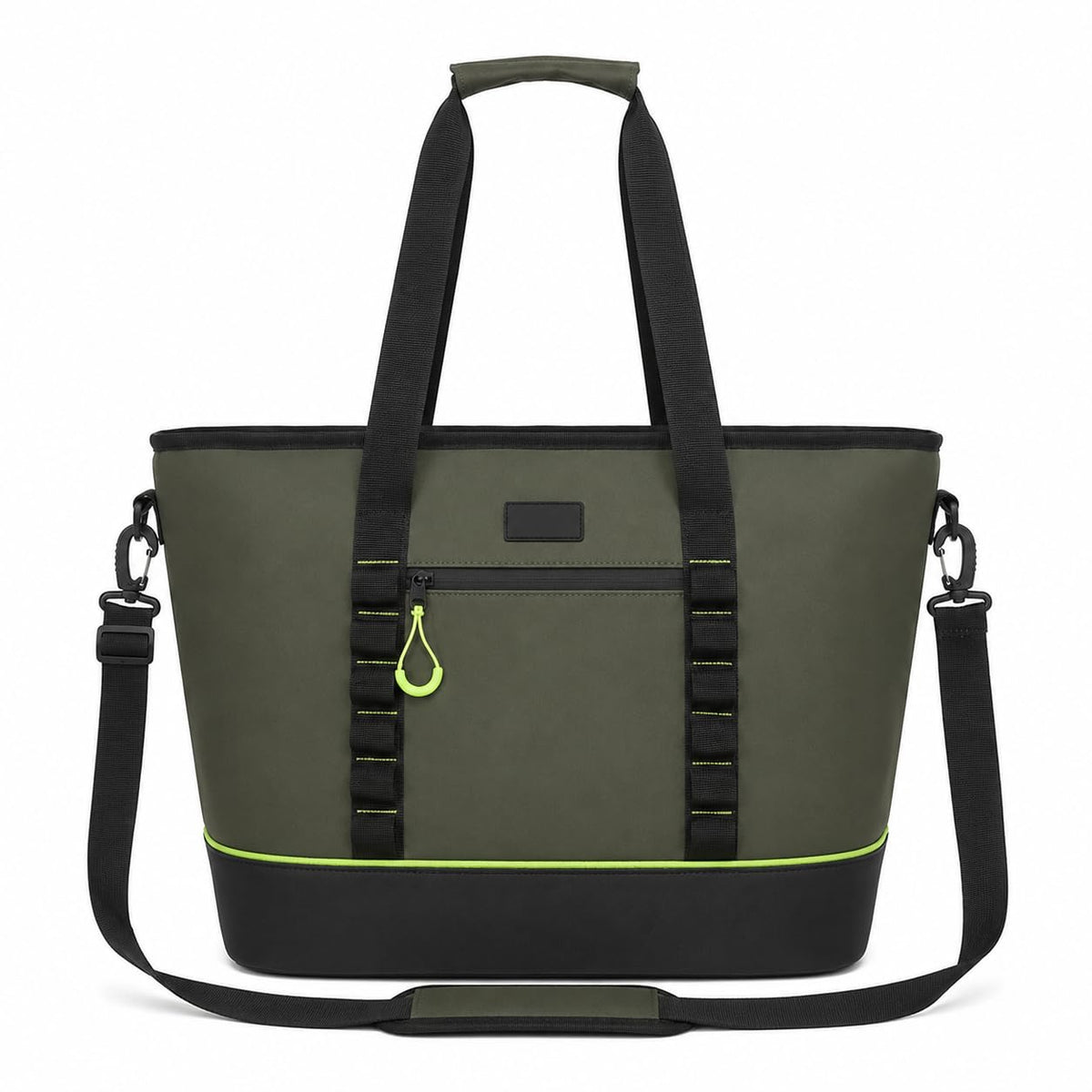 Lunch Bag 28L, Large Insulated Thermal Cooler Tote with Waterproof Leakproof Lining and Adjustable Shoulder Strap for Work, School, Picnic, Travel and Camping, Green, BB-557 - image 1