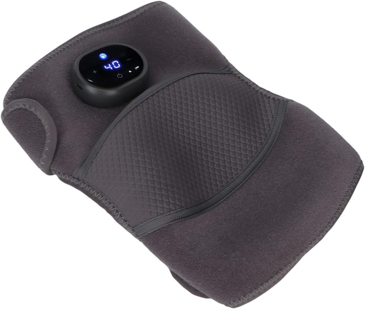 Knee Massager Heated Brace with 3 Vibration Modes and 5 Heat Levels Adjustable Strap Rechargeable Portable for Knee Shoulder Leg Daily Relaxation Home - image 1