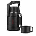 Insulated Water Bottle 2.3L, 316 Stainless Steel Vacuum Flask for Hot and Cold Drinks, Large-Capacity Thermal Bottle for Camping, Office, Travel and Home, F-1522 (Black) - image 1