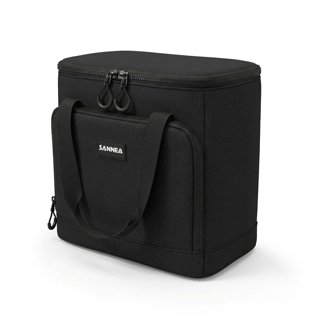 Insulated Lunch Bag 18L, Large Thermal Cooler Tote with Leak-Resistant Lining for Hot and Cold Food, Reusable Meal Bag for Work, School, Picnic and Travel, BB-563 (Black) - image 1