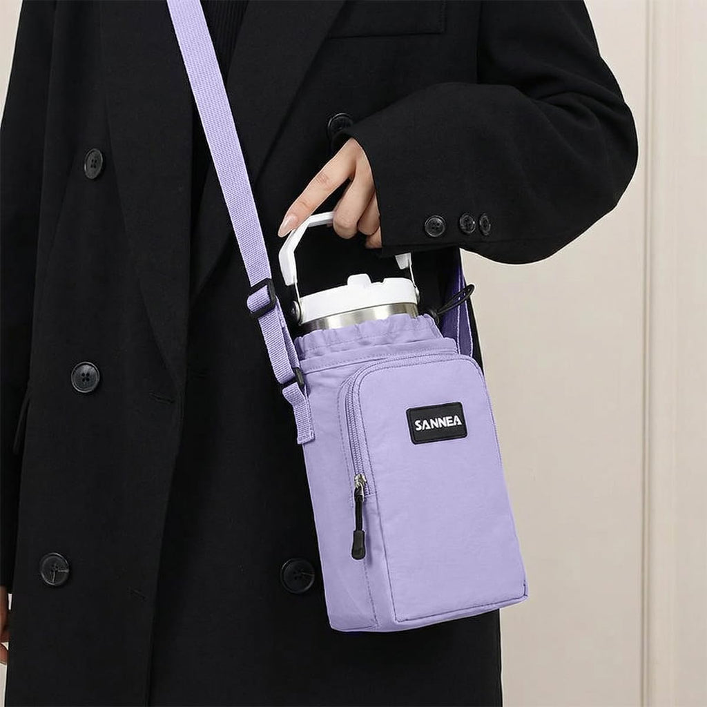 Insulated Lunch Bag 1L, Compact Thermal Cooler Tote with Leak-Resistant Lining for Food, Snacks and Small Drinks, Reusable Meal Carrier for Work, School, Picnic and Travel, BB-533 (Purple) - image 7