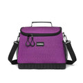 Insulated Lunch Bag 15L, Thermal Cooler Tote with Leak-Resistant Lining for Hot and Cold Food, Reusable Meal Bag for Work, School, Picnic and Travel, BB-518, (Purple) - image 1