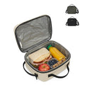 Insulated Lunch Bag 9L Thermal Lunch Tote, Waterproof Leakproof Food Cooler Bag for Hot Cold Meals Work School Picnic Travel, BB-531 (Beige) - image 1