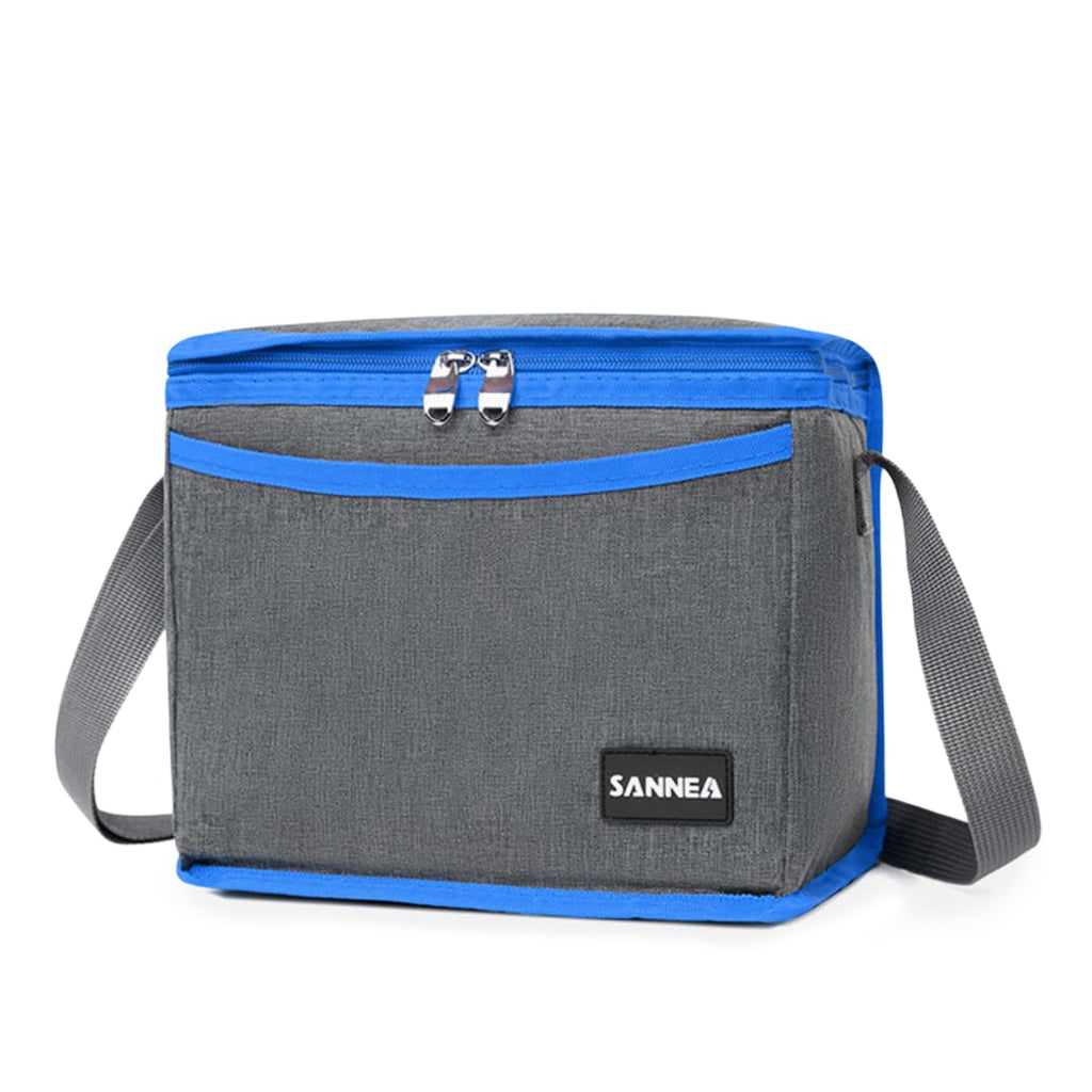 Lunch Bag 5 L, Insulated Thermal Cooler Tote, Waterproof Leak-Resistant Reusable Food Carrier for Hot and Cold Meals, Work, School, Picnic and Travel, BB-540 (Blue) - image 1