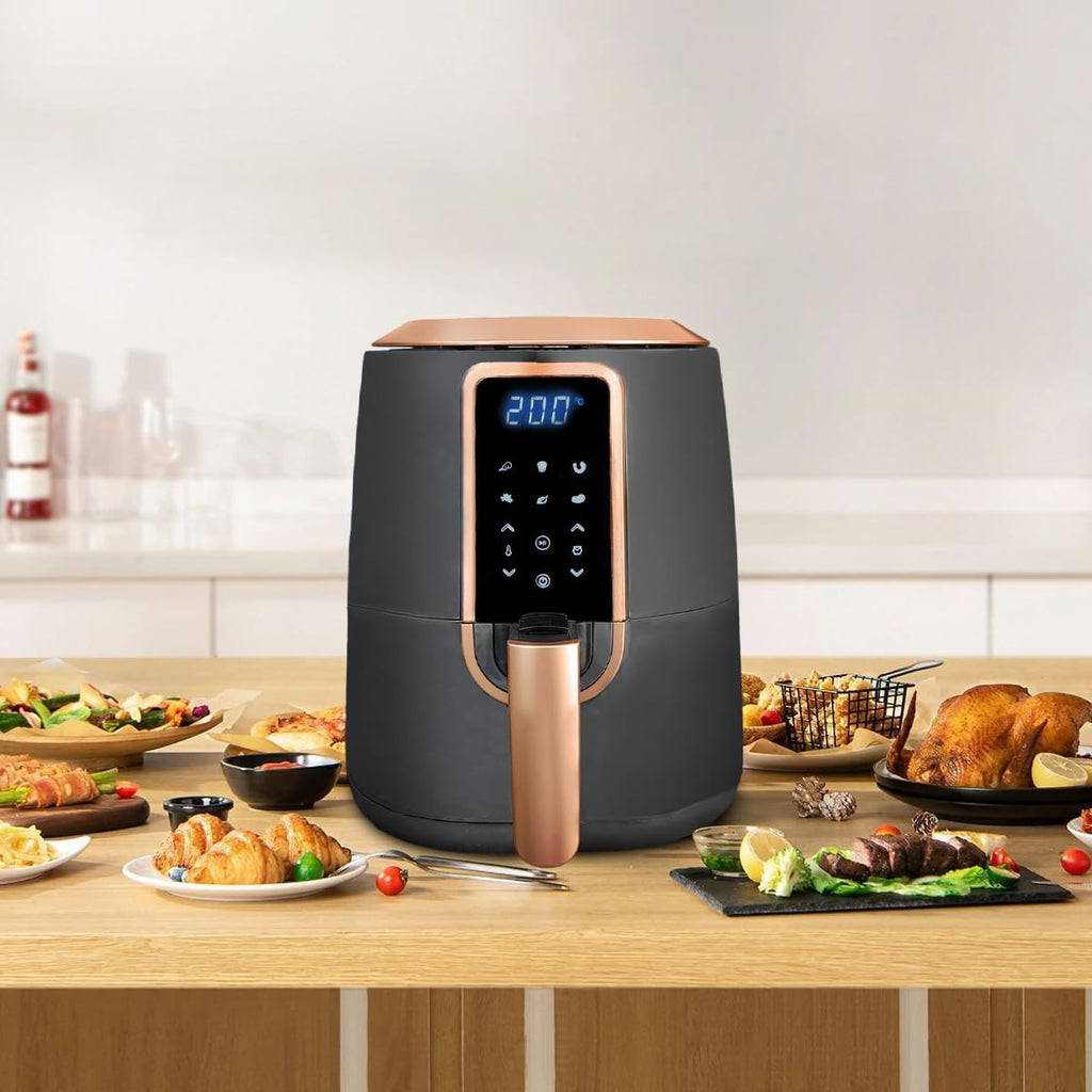 Air Fryer 6L, 1600W Digital Air Fryer with 6 Cooking Programs, Non-Stick Basket and Digital Control Panel for Frying, Roasting and Baking, ST.6/29G - image 7
