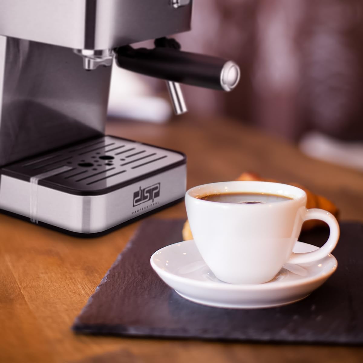 Espresso Machine 15 Bar, 850W Coffee Maker with 1.8L Detachable Water Tank, Milk Frother Steam Wand, Manual Controls and Stainless Steel Housing, KA3091 - image 7