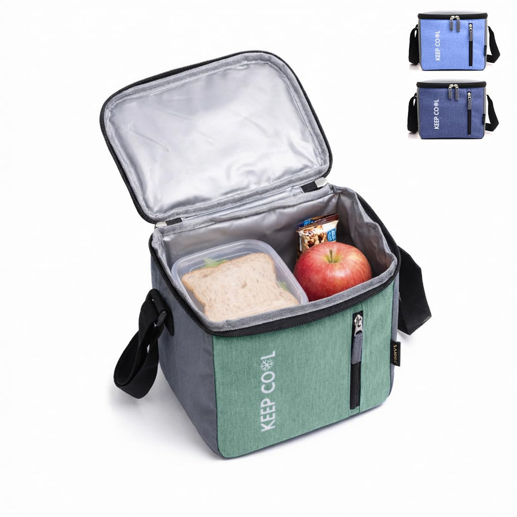Insulated Lunch Bag 8L Thermal Food Cooler Tote, Waterproof Leakproof Lunch Bag for Hot Cold Meals Work School Picnic Travel, BB-525 (Light Green) - image 1