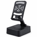 Bluetooth Speaker with Phone Holder, Portable Wireless Desktop Speaker and Mobile Stand for Music, Videos, Home, Office and Study Desk, Black - image 1