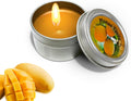 Scented Candle, Mango Tango Soy Wax Aromatherapy Tin with Lid, Portable Home Fragrance Candle for Bedroom, Bathroom, Spa, Yoga, Travel, Gift and Home Decor (Mango Tango) - image 1