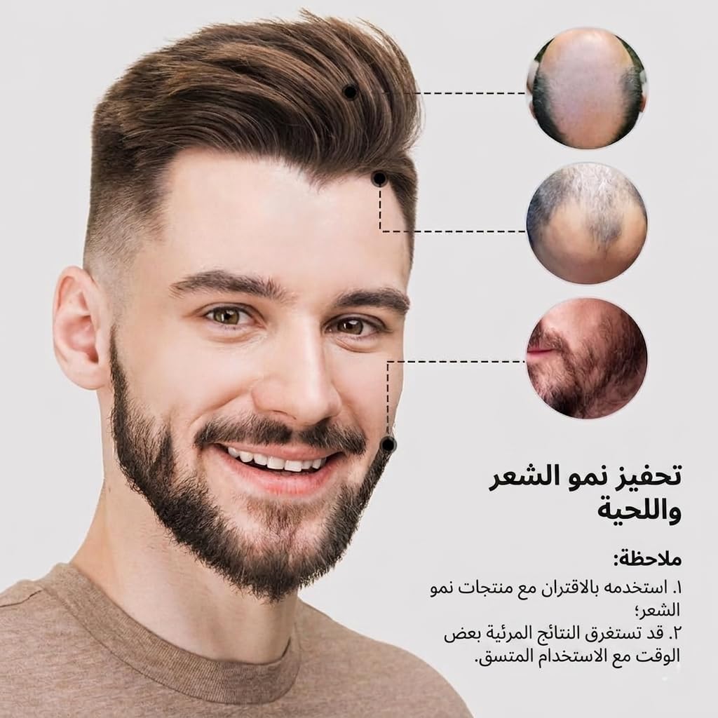 Derma Stamp, 120 Needles, Adjustable Needle Size, Scalp Care Tool for Hair and Beard Routine, Microneedling Tool for Personal Use - image 2