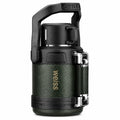 Insulated Stainless Steel Water Bottle 2.3L, 316 Vacuum Flask with Carry Handle, Leakproof Hot and Cold Travel Bottle for Gym, Office, Camping and Daily Use, F-1522 (Army Green) - image 1