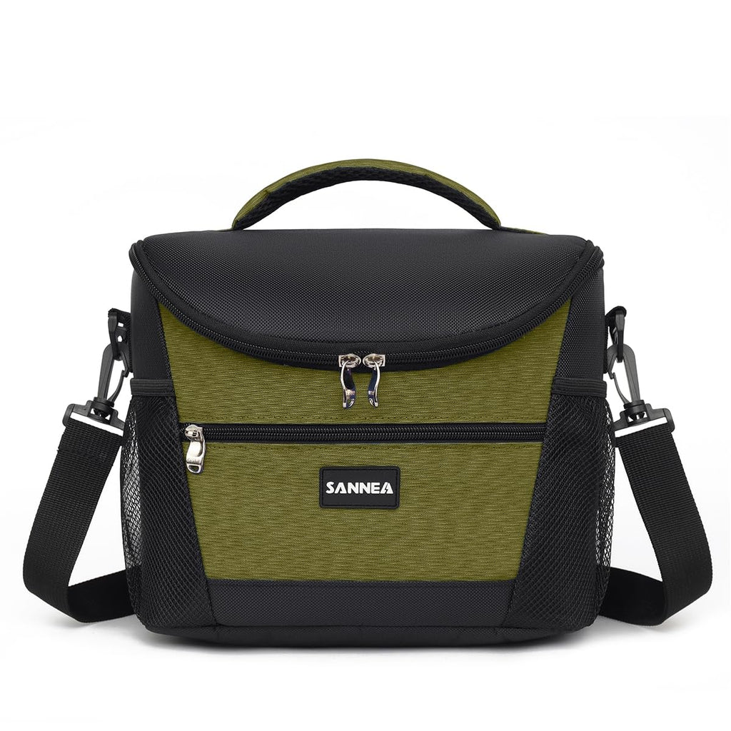 Lunch Bag 9 L, Insulated Thermal Cooler Tote, Waterproof Leakproof Food Storage for Hot and Cold Meals, Work, School, Picnic and Travel, BB-521 (Army Green) - image 1