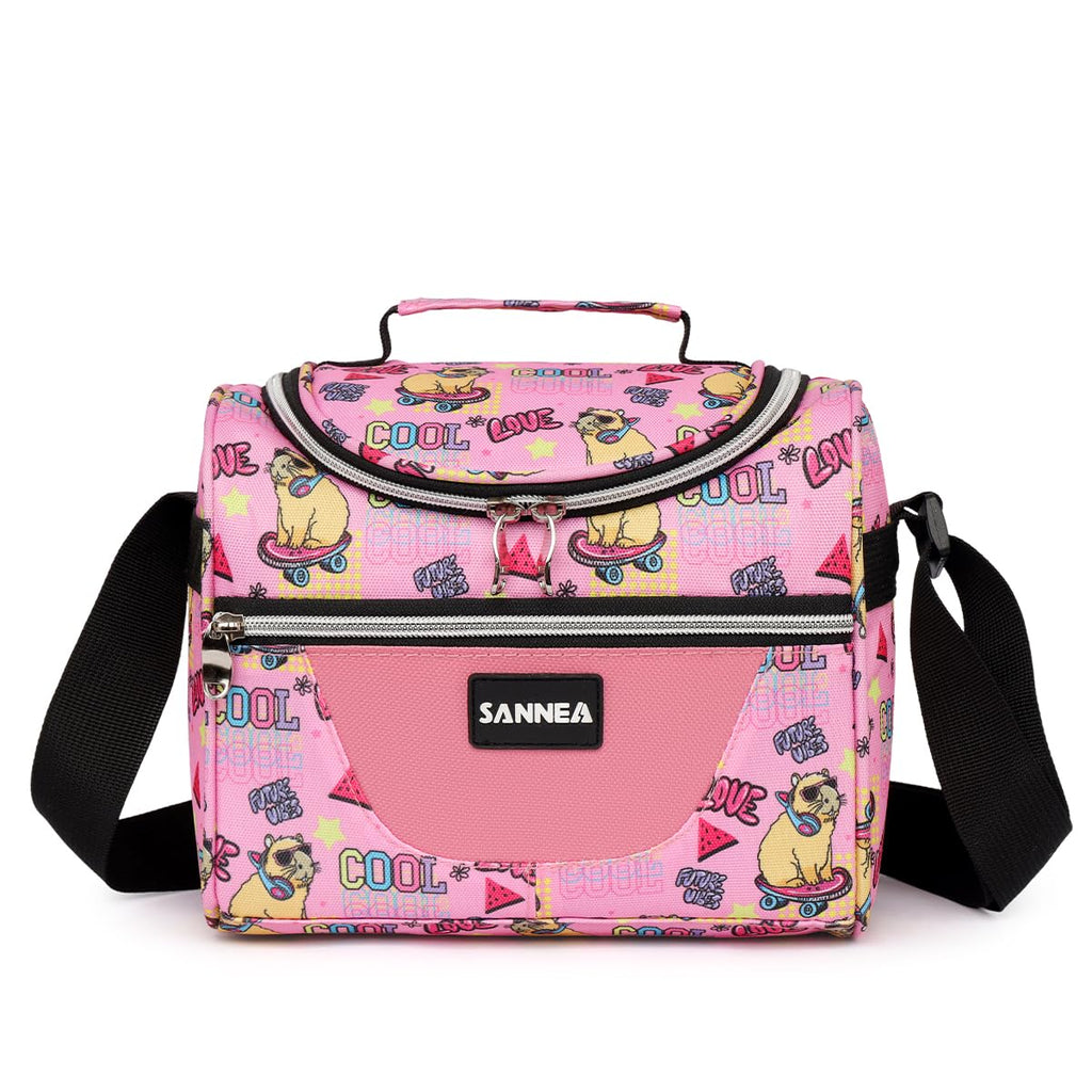 Insulated Lunch Bag 7L, Thermal Cooler Tote with Water-Resistant Design and Leak-Resistant Lining for Work, School, Picnic and Travel, BB-546 (Skater Dog) - image 1