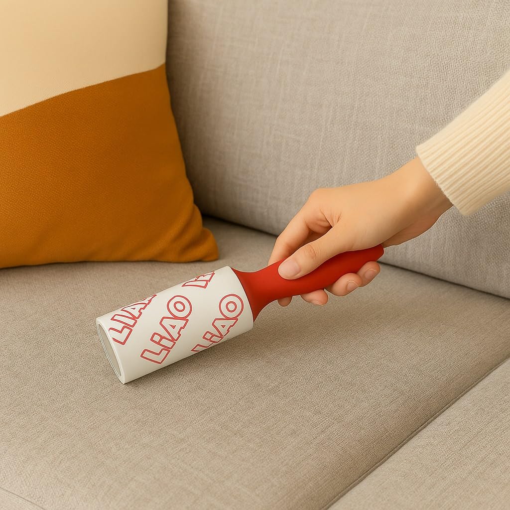 Lint Roller Set 60 Sheets – Pet Hair Remover 3pcs Kit for Dog & Cat Fur – Lint Remover for Clothes, Carpet, Sofa, bed – Extra Sticky, Easy Tear, safe on Most Surfaces - image 5