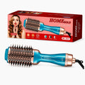 Hair Dryer Brush 1200W, One-Step Hot Air Styler with Mixed Bristles, 80–85°C Heat and 1.5 m Swivel Cord for Drying, Smoothing and Volumizing, HG-1917, Blue - image 1