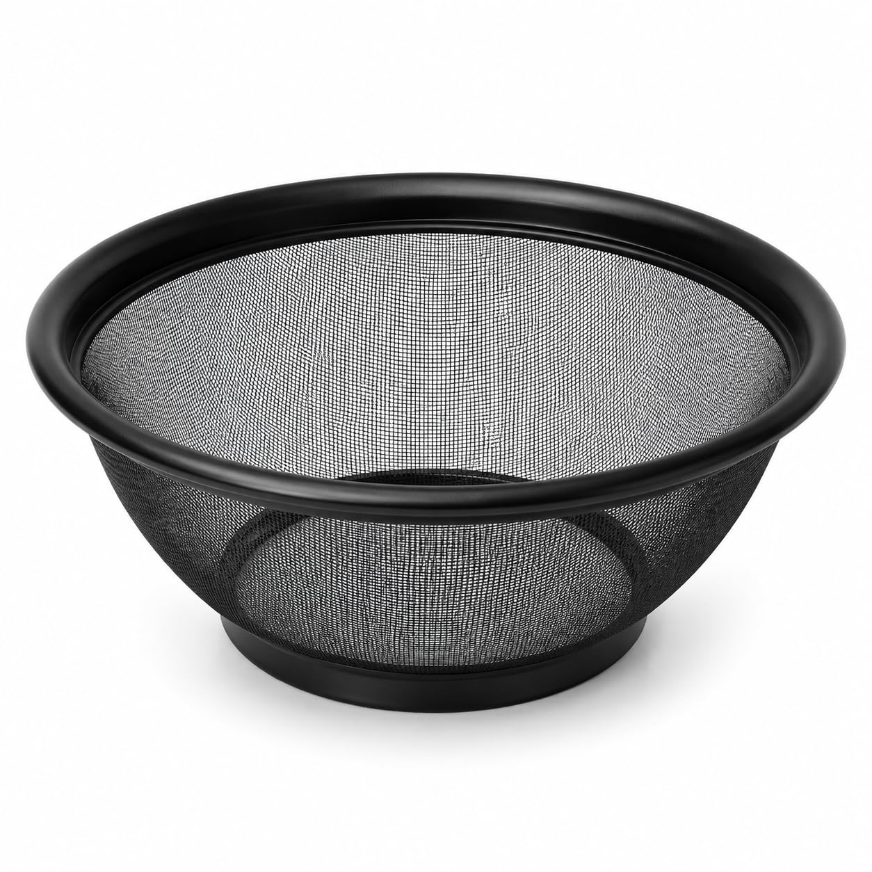 Colander, Stainless Steel Mesh Strainer Basket with Tall Rim, Heavy-Duty Kitchen Drainer for Pasta, Vegetables, Fruit Washing and Food Preparation, Small - image 1