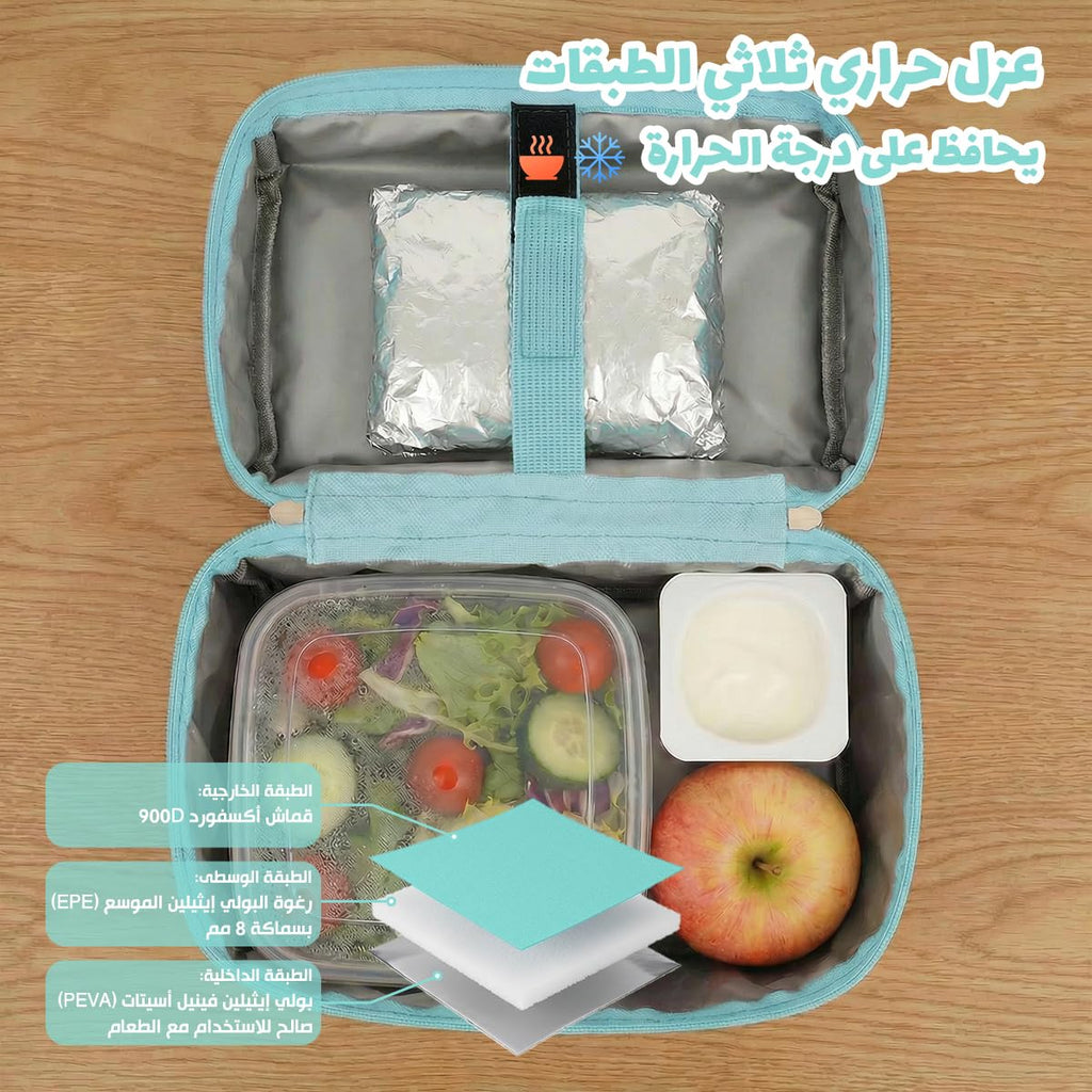 Insulated Lunch Bag 8L, Thermal Meal Prep Tote with Water-Resistant Design and Leak-Resistant Lining for Lunch Box, Containers, Work, School, Picnic and Travel, BB-545 (Unicorn) - image 4
