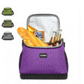 Thermal Lunch Bag Insulated Food Storage Tote Waterproof Leakproof Lunch Box Cooler For Work School Travel Picnic Hot And Cold Meals, BB-518 (Purple, 15 L) - image 1