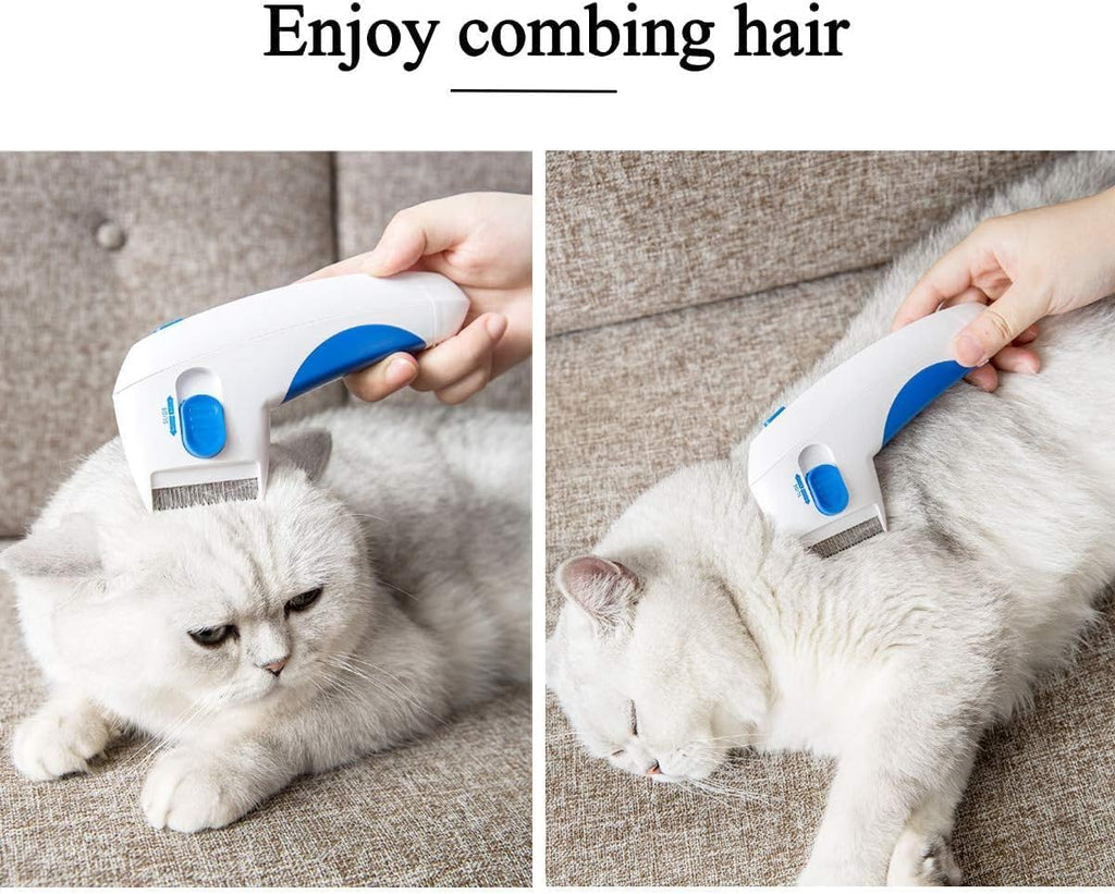 Electric Flea Comb for Cats and Dogs, Chemical Free and Pesticide Free, Gentle Safe Pet Grooming, Instantly Stuns Fleas on Contact, No Harm to Your Pet - image 3