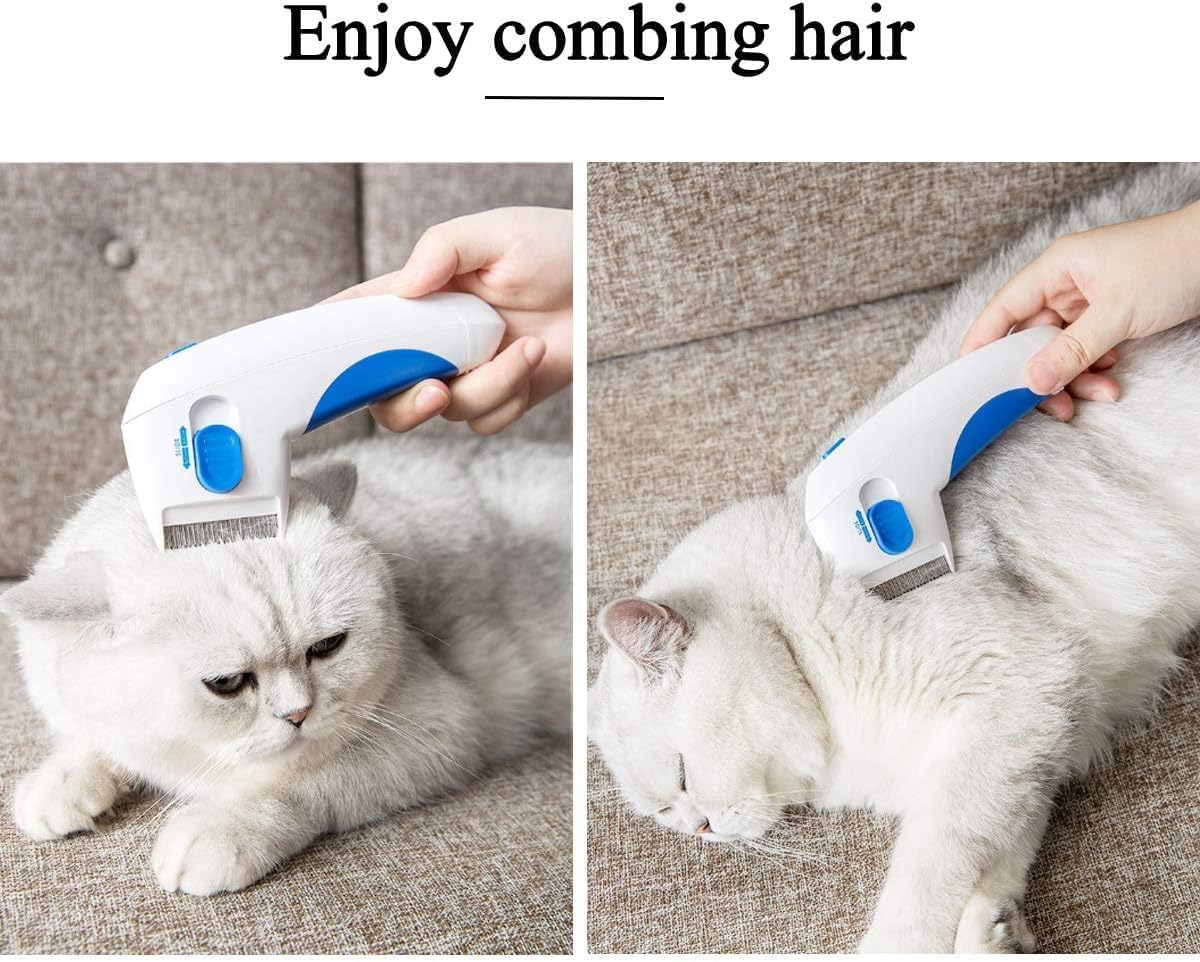 Electric Flea Comb for Cats and Dogs, Chemical Free and Pesticide Free, Gentle Safe Pet Grooming, Instantly Stuns Fleas on Contact, No Harm to Your Pet - image 3