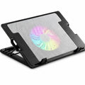 Laptop Cooling Pad with Fan, Adjustable Laptop Stand with USB Quiet Fan, LED Light, Super Air Flow, Anti Slip Notebook Cooler for Desk, Office and Gaming, ZR450 (White) - image 1