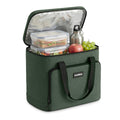 Insulated Lunch Bag 18L, Large Thermal Cooler Tote with Leak-Resistant Lining and Water-Resistant Design for Work, School, Picnic, Beach and Travel, BB-563, (Green) - image 1