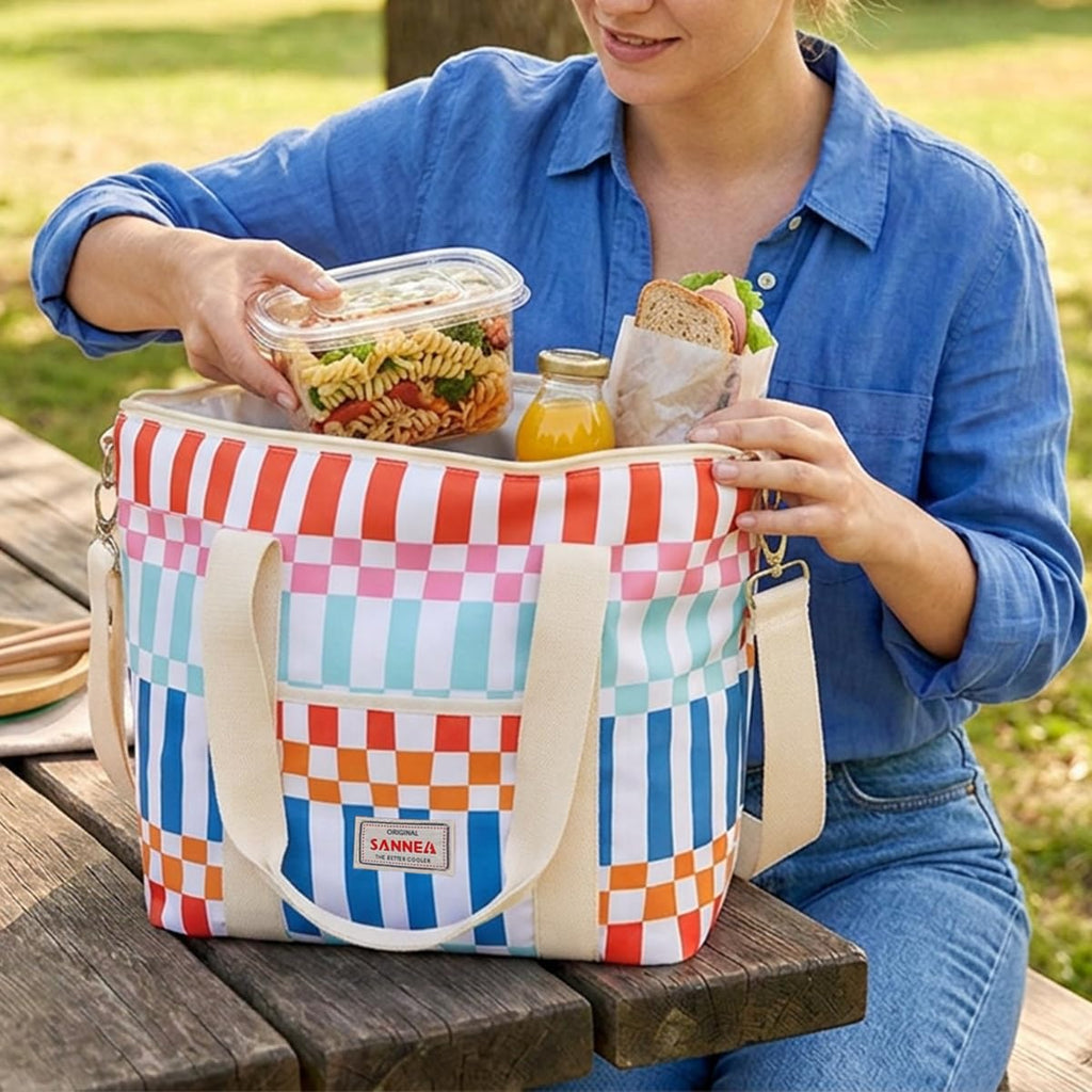 Insulated Lunch Bag 29 L, Thermal Cooler Tote for Hot and Cold Food, Water Resistant, Leak Resistant Lining, Large Lunch Box Carrier for Work, School, Picnic, Travel, hanso, BB-551 - image 7