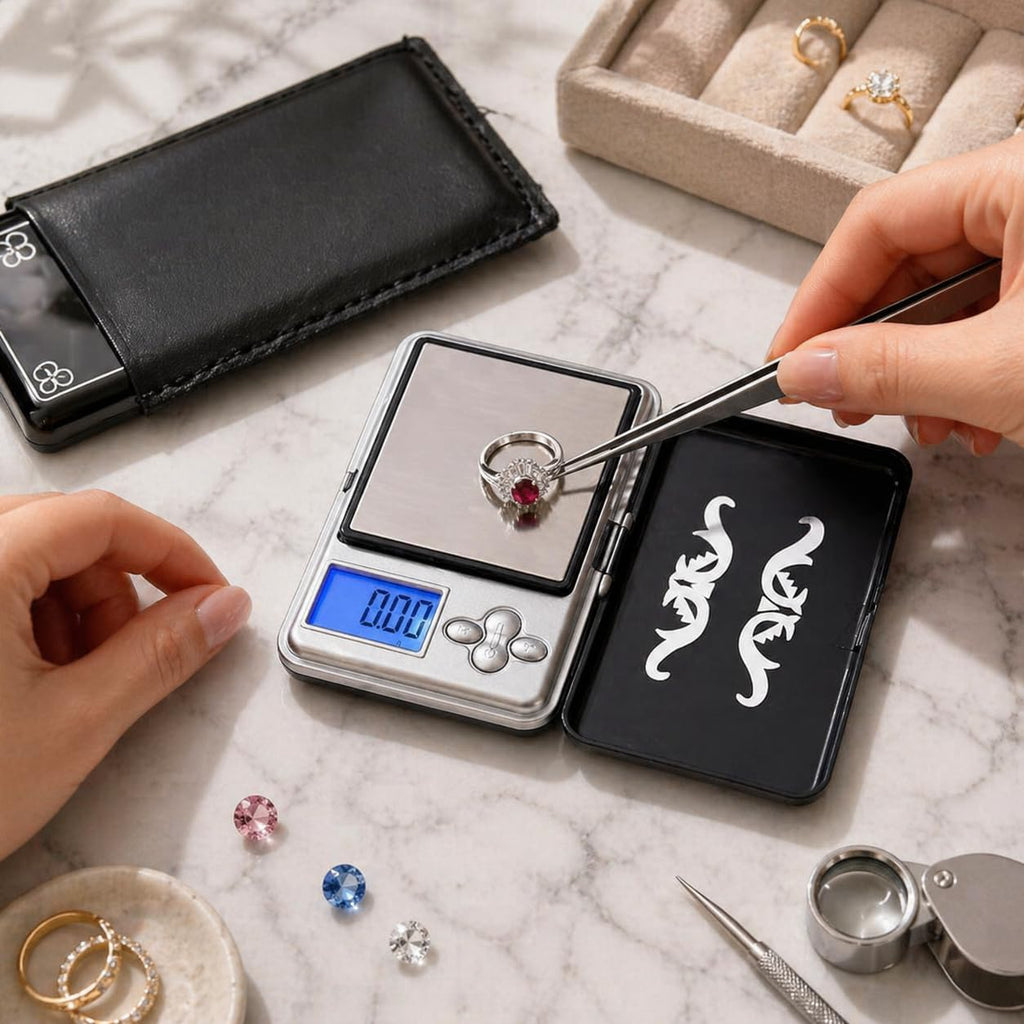 Digital Pocket Scale 200g x 0.01g, Mini Precision Jewelry Gram Scale with LED Display and Protective Cover for Gold, Silver, Diamonds, Coins and Small Items, Black and Silver - image 6