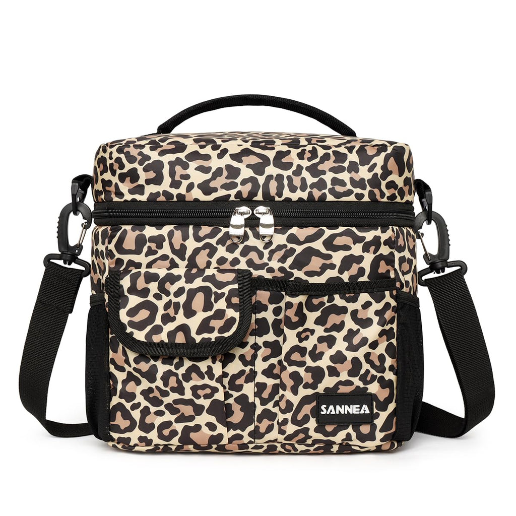 Insulated Lunch Bag 8L, Thermal Cooler Tote with Leak-Resistant Lining for Hot and Cold Food, Reusable Meal Carrier for Work, School, Picnic and Travel, BB-535, (Tiger) - image 1