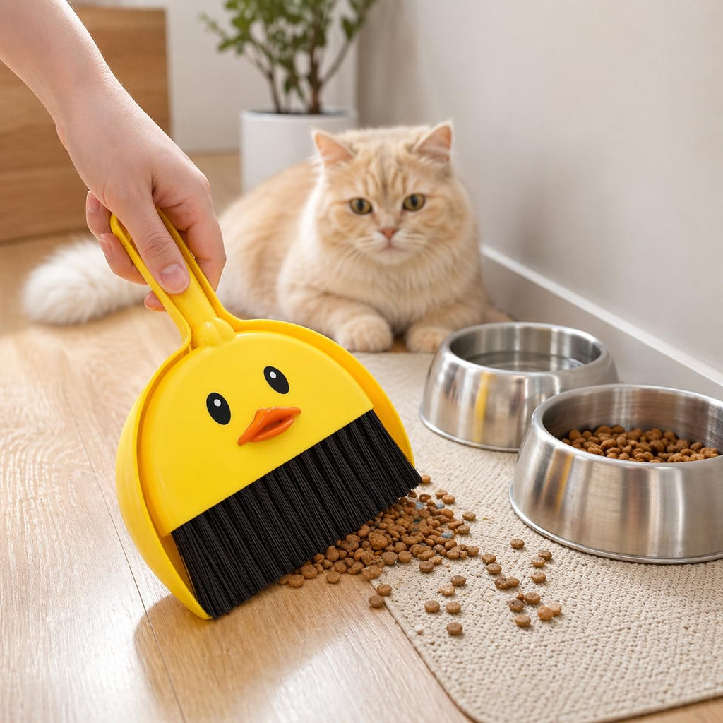 Dustpan and Brush Set, Mini Handheld Broom Cleaning Kit, Compact Sweeping Tool for Desk, Table, Sofa, Car Seats and Keyboard, BPA-Free Plastic - image 7