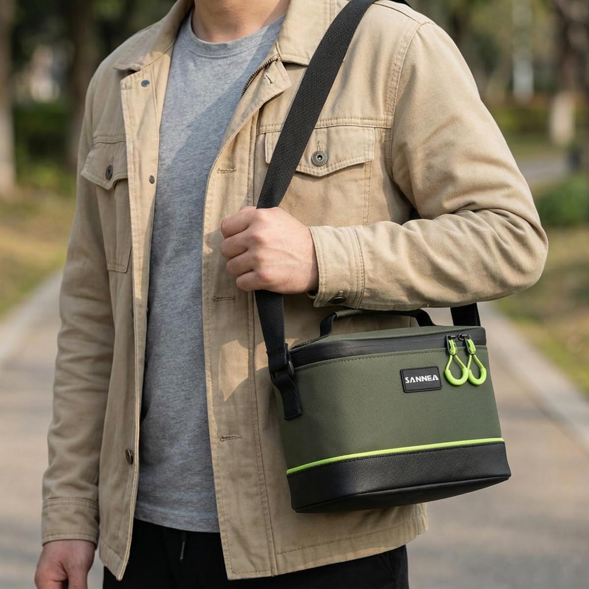 Insulated Lunch Bag 6L, Compact Thermal Cooler Tote with Leak-Resistant Lining and Water-Resistant Carry Design for Work, School, Picnic and Travel, BB-560 - image 6