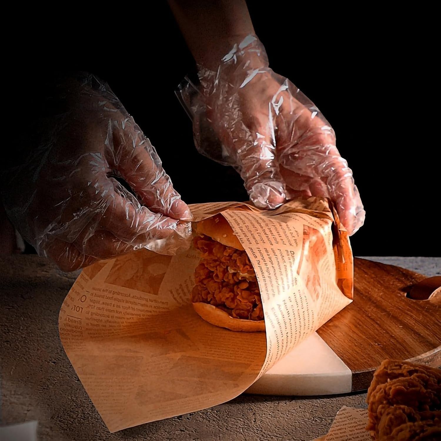Baking Paper Roll Non Stick Greaseproof Parchment, 5 m x 30 cm, for Oven and Air Fryer Cooking, Food Wrapping for Sandwich and Burger - image 9