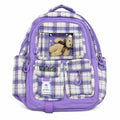 School Backpack for Nursery and Daily Use, Multi-Pocket Student Bookbag for Day Trips, Activities and Everyday Essentials, Plaid - image 1