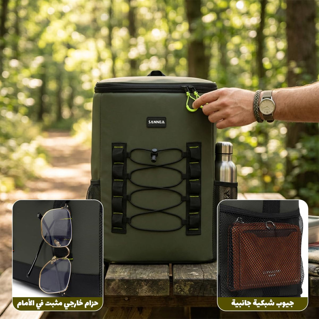 Lunch Bag 22L, Large Insulated Thermal Cooler Tote with Leak-Resistant Lining and Shoulder Strap for Meal Prep, Work, School, Picnic and Travel, BB-556 - image 5